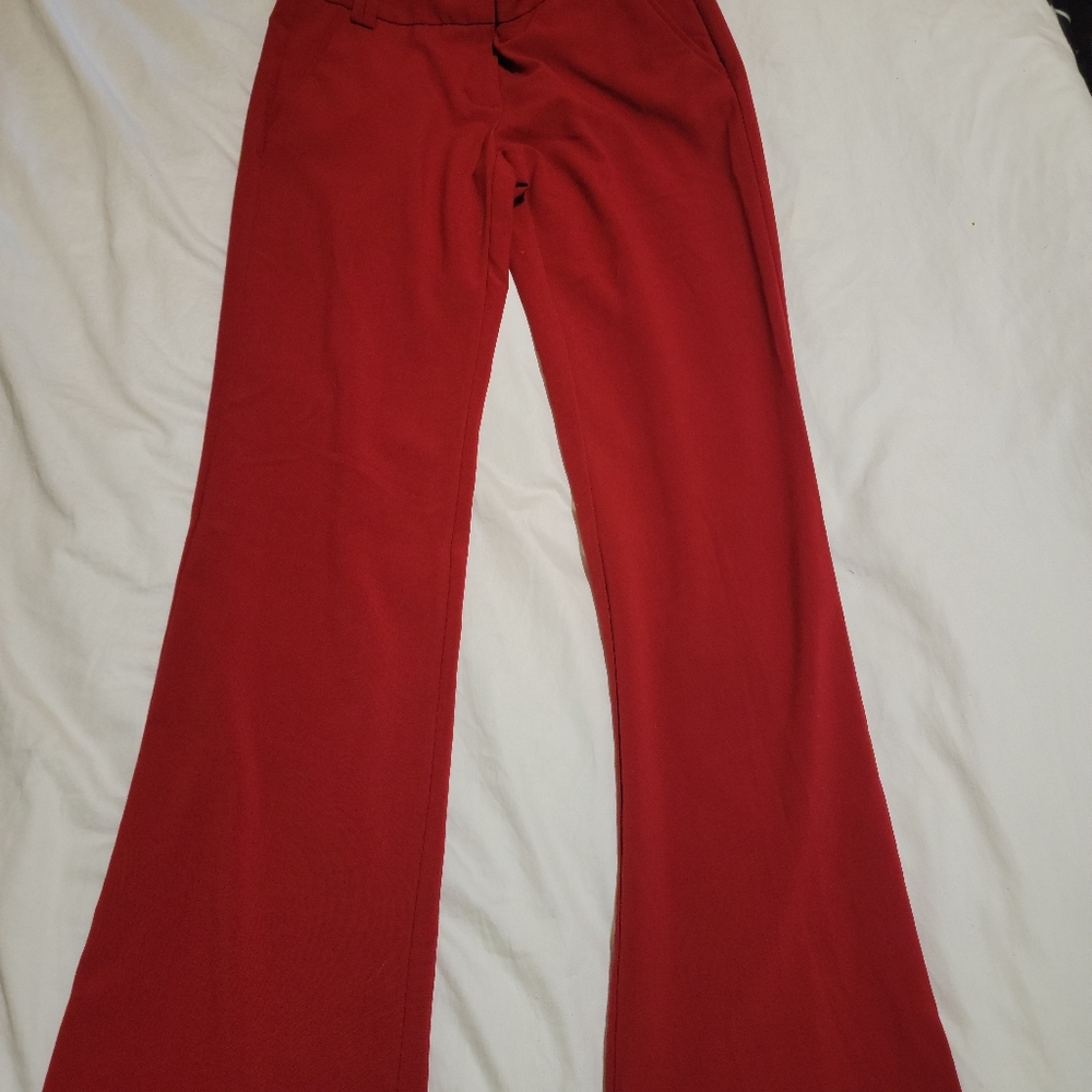 Red Dress Pants